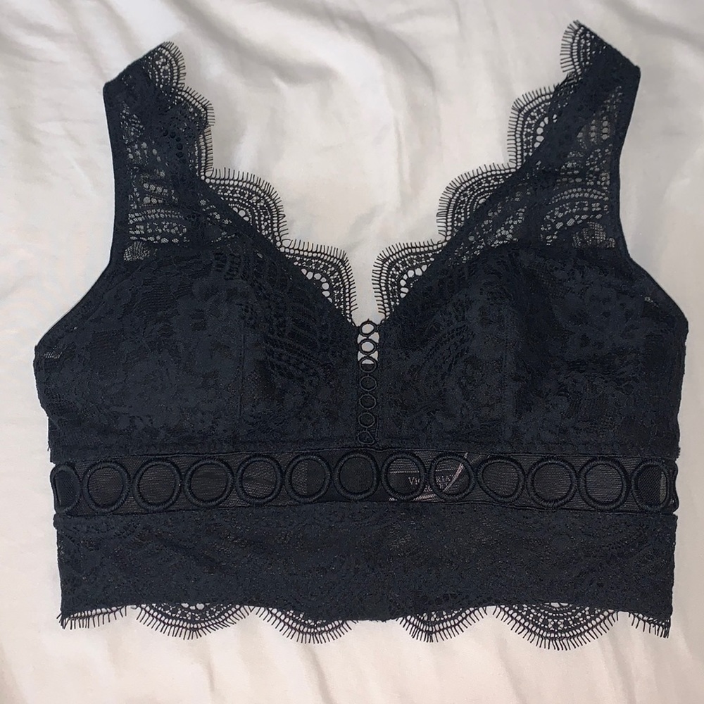 VS BLACK BUSTIER/LONGLINE TOP